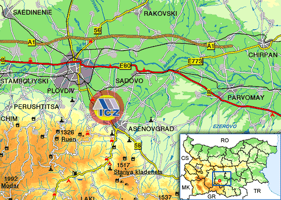 Kuklen Industrial and Commercial Zone - Map